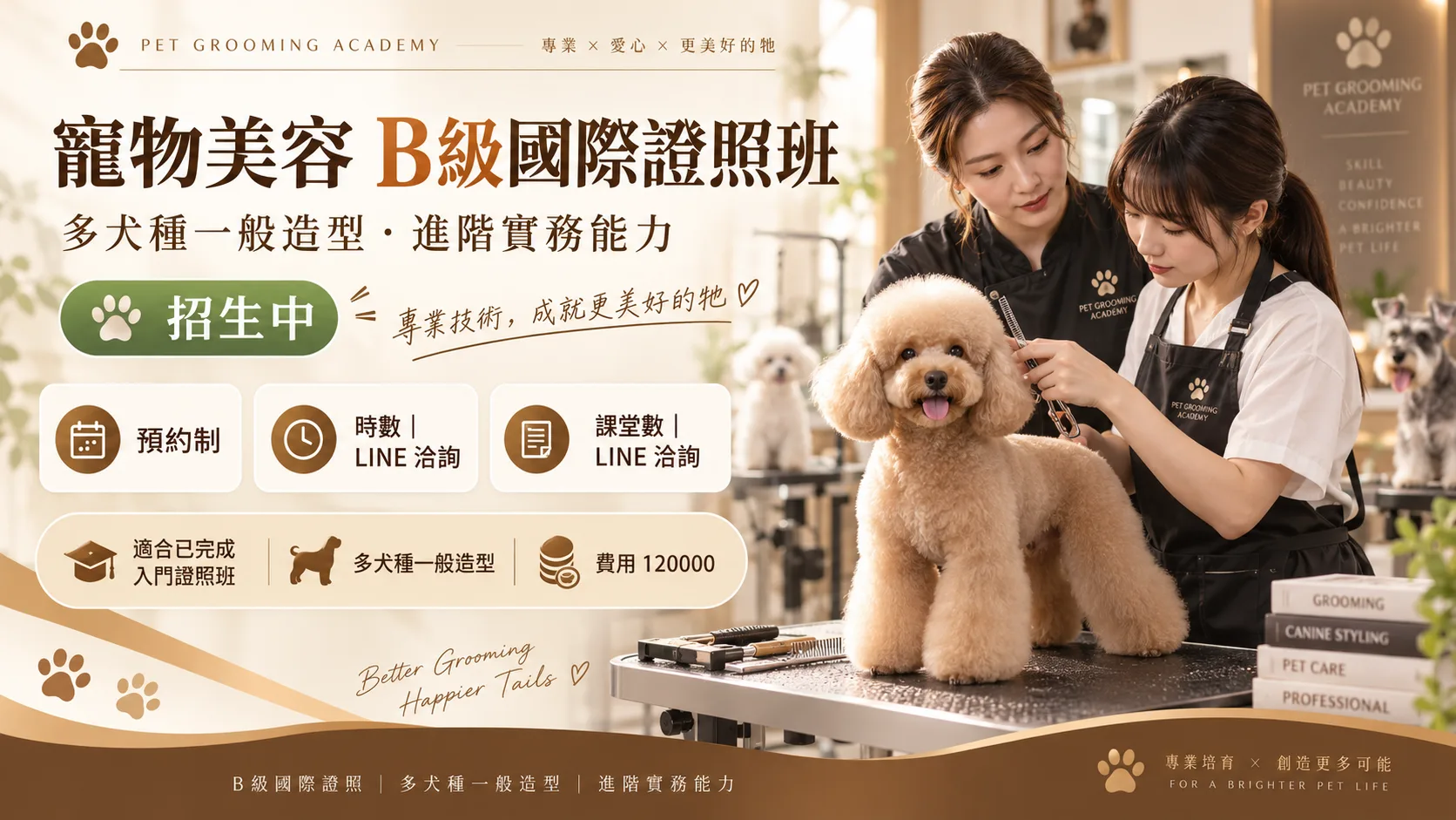寵物美容 B 級國際證照班